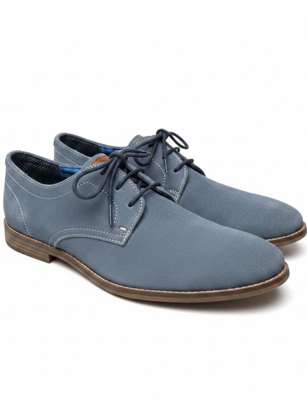 Ben Sherman Gray Suede Derby Shoes Men’s US 8 UK 7 EU 41